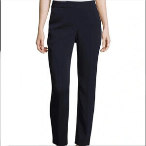 St. John Collection Classic Emma Stretch Navy Blue Size 12